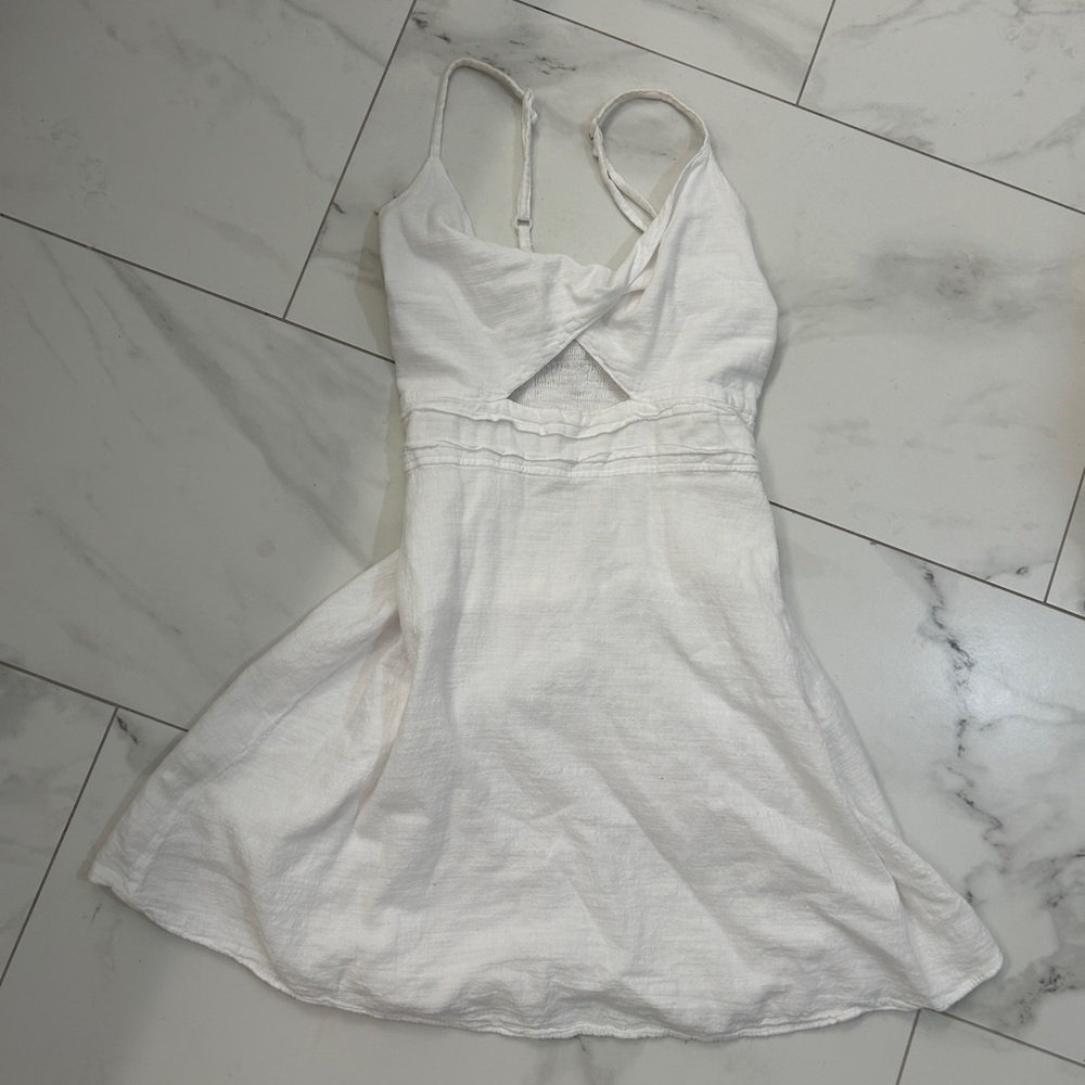 Elegant White Summer Dress